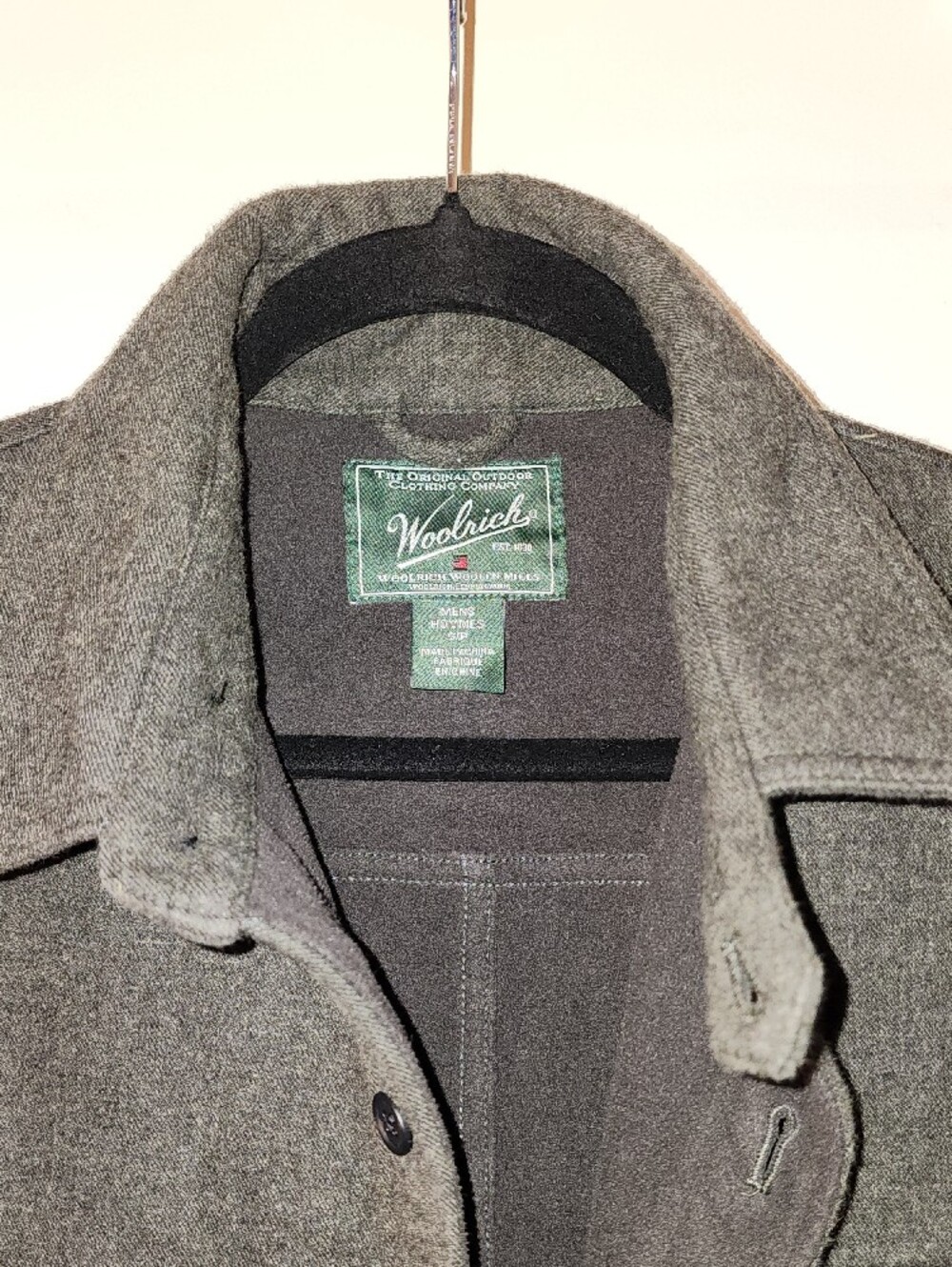 Woolrich Men's Olive Green Military Field Coat - Picture 2 of 6
